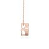 Picture of 1.5 Ct Lab-Grown Pear Diamond Solitaire Pendant in Solid Gold With 18 Inch Chain