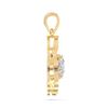 Picture of 1.5 Ct Lab-Grown Round Diamond Fashion Pendant in Solid Gold With 18 Inch Chain