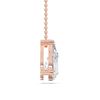 Picture of 1.00 Ct Lab-Grown Pear Diamond Solitaire Pendant in Solid Gold With 18 Inch Chain