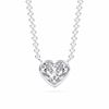 Picture of 1.7 Ct Lab-Grown Heart Diamond Solitaire Pendant in Solid Gold With 18 Inch Chain