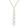 Picture of 1.5 Ct Lab-Grown Round Diamond Fashion Pendant in Solid Gold With 18 Inch Chain
