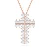 Picture of 1.00 Ct Lab-Grown Round Diamond Fashion Pendant in Solid Gold With 18 Inch Chain