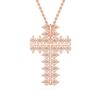 Picture of 1.00 Ct Lab-Grown Round Diamond Fashion Pendant in Solid Gold With 18 Inch Chain