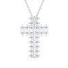 Picture of 1.00 Ct Lab-Grown Round Diamond Fashion Pendant in Solid Gold With 18 Inch Chain