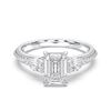 Picture of 2.72 Ct Lab-Grown Diamond 3-Stone Ring  in Solid Gold For Women