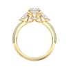 Picture of 2.72 Ct Lab-Grown Diamond 3-Stone Ring  in Solid Gold For Women