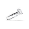 Picture of Emarald Cut 1.00 Ct Lab Grown Diamond Solitaire Ring in Solid Gold For Women