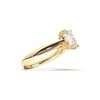 Picture of Emarald Cut 1.00 Ct Lab Grown Diamond Solitaire Ring in Solid Gold For Women