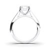 Picture of Emarald Cut 1.00 Ct Lab Grown Diamond Solitaire Ring in Solid Gold For Women