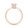 Picture of 1.00 Ct Princess Cut Lab Grown Diamond Solitaire Ring in Solid Gold for Women