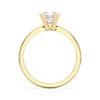 Picture of 1.00 Ct Princess Cut Lab Grown Diamond Solitaire Ring in Solid Gold for Women
