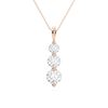 Picture of 1.50 Ct Lab-Grown Round Diamond Pendant in Solid Gold With 18 Inch Chain