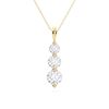Picture of 1.50 Ct Lab-Grown Round Diamond Pendant in Solid Gold With 18 Inch Chain