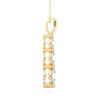 Picture of 1.50 Ct Lab-Grown Round Diamond Pendant in Solid Gold With 18 Inch Chain