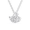 Picture of 3.00 Ct Lab-Grown Multi shape Diamond Fashion Pendant in Solid Gold With 18 Inch Chain
