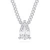 Picture of 1.09 Ct Lab-Grown Pear Diamond Solitaire Pendant in Solid Gold With 18 Inch Chain
