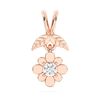 Picture of 0.17 Ct Lab-Grown Round Diamond Fashion Pendant in Solid Gold With 18 Inch Chain