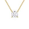 Picture of 1.50 Ct Lab-Grown Round Diamond Solitaire Pendant in Solid Gold With 18 Inch Chain
