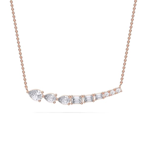 Picture of 2.8 Ct Lab-Grown Multi Diamond Fashion Pendant in Solid Gold With 18 Inch Chain