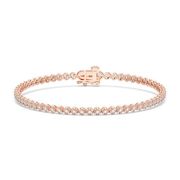 Picture of 1.00 Ct Round Brilliant Cut Lab Grown Diamond 7 inch Tennis Bracelet