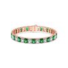 Picture of 36.00 Ct Emerald Cut Lab Grown Diamond 7 inch Tennis Bracelet