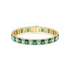 Picture of 36.00 Ct Emerald Cut Lab Grown Diamond 7 inch Tennis Bracelet