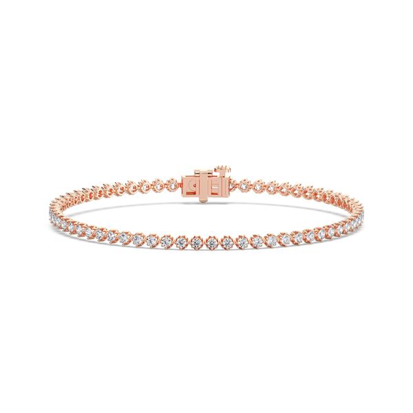 Picture of 5.00 Ct Round Brilliant Cut Lab Grown Diamond 7.5 inch Tennis Bracelet