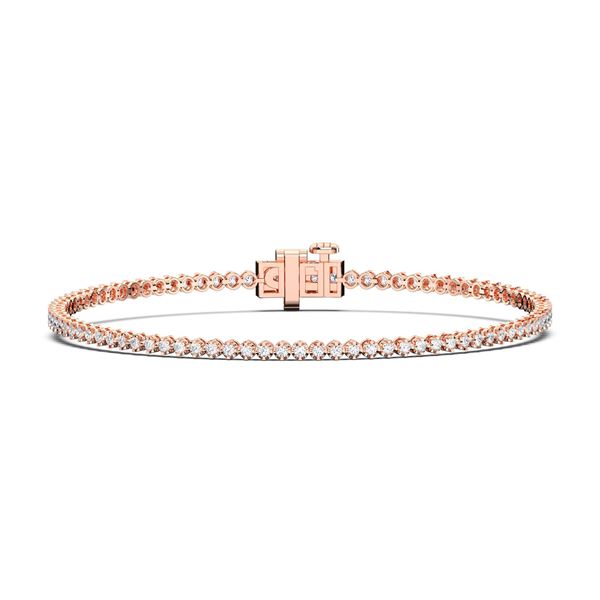 Picture of 1.00 Ct Round Brilliant Cut Lab Grown Diamond 7 inch Tennis Bracelet