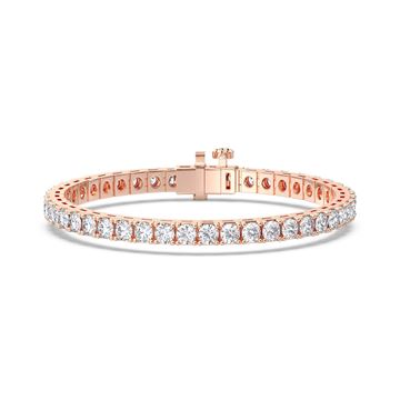 Picture of 7.80 Ct Round Brilliant Cut Lab Grown Diamond 7 inch Tennis Bracelet