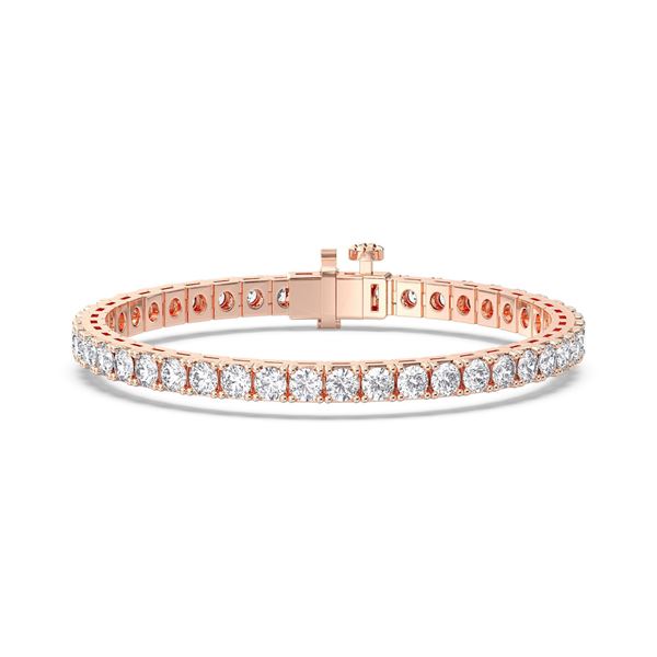 Picture of 7.80 Ct Round Brilliant Cut Lab Grown Diamond 7 inch Tennis Bracelet