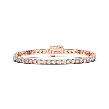 Picture of 9.00 Ct Round Brilliant Cut Lab Grown Diamond 7 inch Tennis Bracelet