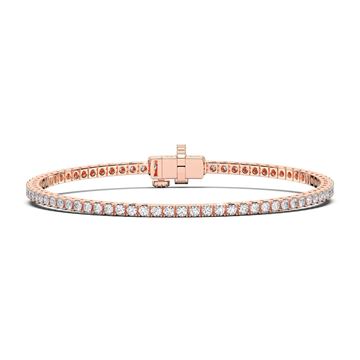 Picture of 3.00 Ct Round Brilliant Cut Lab Grown Diamond 7 inch Tennis Bracelet