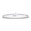 Picture of 3.00 Ct Round Brilliant Cut Lab Grown Diamond 7 inch Tennis Bracelet