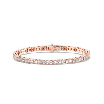 Picture of 4.00 Ct Round Brilliant Cut Lab Grown Diamond 7 inch Tennis Bracelet