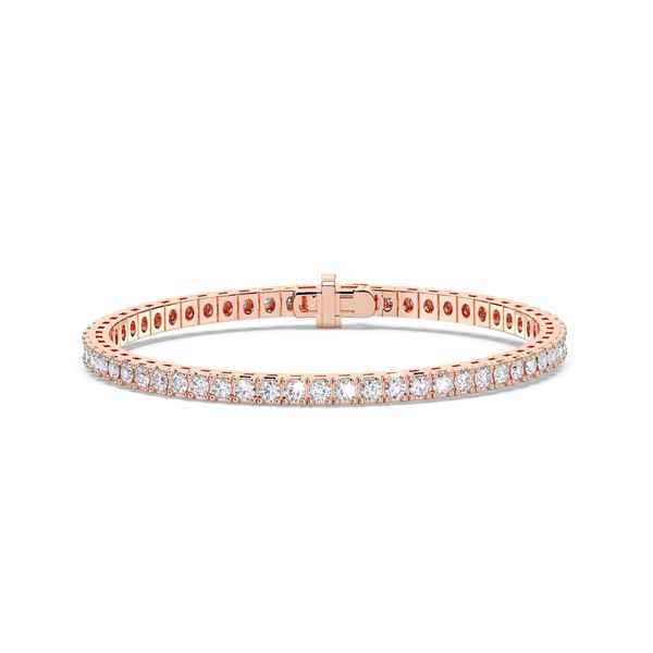 Picture of 4.00 Ct Round Brilliant Cut Lab Grown Diamond 7 inch Tennis Bracelet