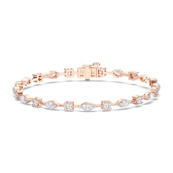 Picture of 3.97 Ct Multi Lab Grown Diamond 7 inch Tennis Bracelet
