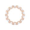 Picture of 10.00 Ct Oval Cut Lab-Grown Diamond Eternity Wedding Band in Solid Gold For Women