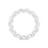 Picture of 10.00 Ct Oval Cut Lab-Grown Diamond Eternity Wedding Band in Solid Gold For Women