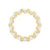 Picture of 10.00 Ct Oval Cut Lab-Grown Diamond Eternity Wedding Band in Solid Gold For Women