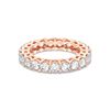 Picture of 3.00 Ct Round Cut Lab-Grown Diamond Eternity Wedding Band in Solid Gold For Women