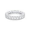 Picture of 3.00 Ct Round Cut Lab-Grown Diamond Eternity Wedding Band in Solid Gold For Women