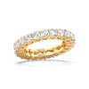 Picture of 3.00 Ct Round Cut Lab-Grown Diamond Eternity Wedding Band in Solid Gold For Women