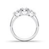 Picture of 3.00 Ct Round Cut Lab-Grown Diamond 3-Stone Ring in Solid Gold For Women
