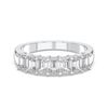 Picture of 1.5 Ct Radiant Cut Lab-Grown Diamond Half Eternity Wedding Band in Solid Gold For Women