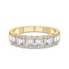 Picture of 1.5 Ct Radiant Cut Lab-Grown Diamond Half Eternity Wedding Band in Solid Gold For Women