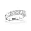 Picture of 1.5 Ct Radiant Cut Lab-Grown Diamond Half Eternity Wedding Band in Solid Gold For Women