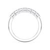 Picture of 1.5 Ct Radiant Cut Lab-Grown Diamond Half Eternity Wedding Band in Solid Gold For Women