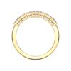 Picture of 1.5 Ct Radiant Cut Lab-Grown Diamond Half Eternity Wedding Band in Solid Gold For Women