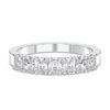 Picture of 1.00 Ct Oval Cut Lab-Grown Diamond Half Eternity in Solid Gold For Women