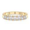 Picture of 1.00 Ct Oval Cut Lab-Grown Diamond Half Eternity in Solid Gold For Women